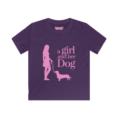 A Girl And Her Dog Youth Tee