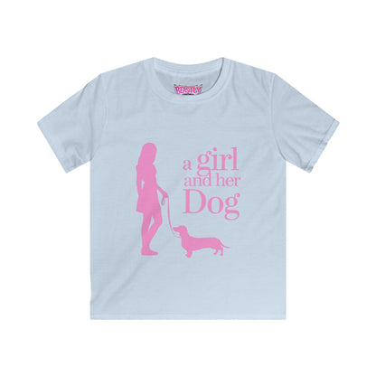 A Girl And Her Dog Youth Tee