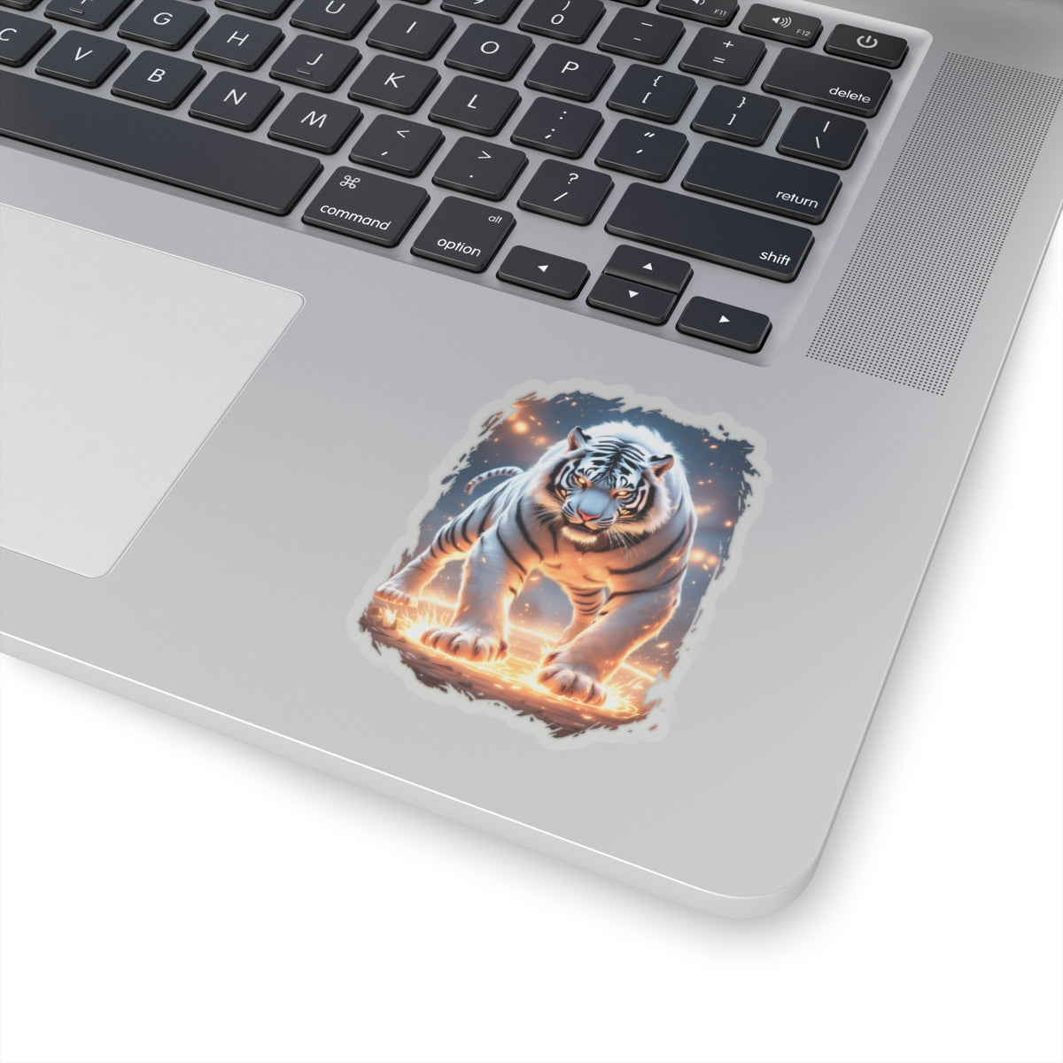 White Wildfire Sticker