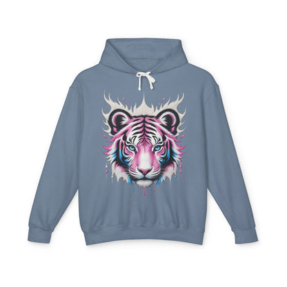 Blush Frost Tigre Blanco Hoodie