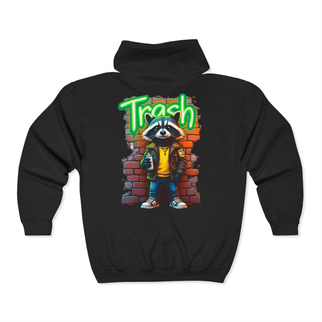 Trash Zip Up Hoodie