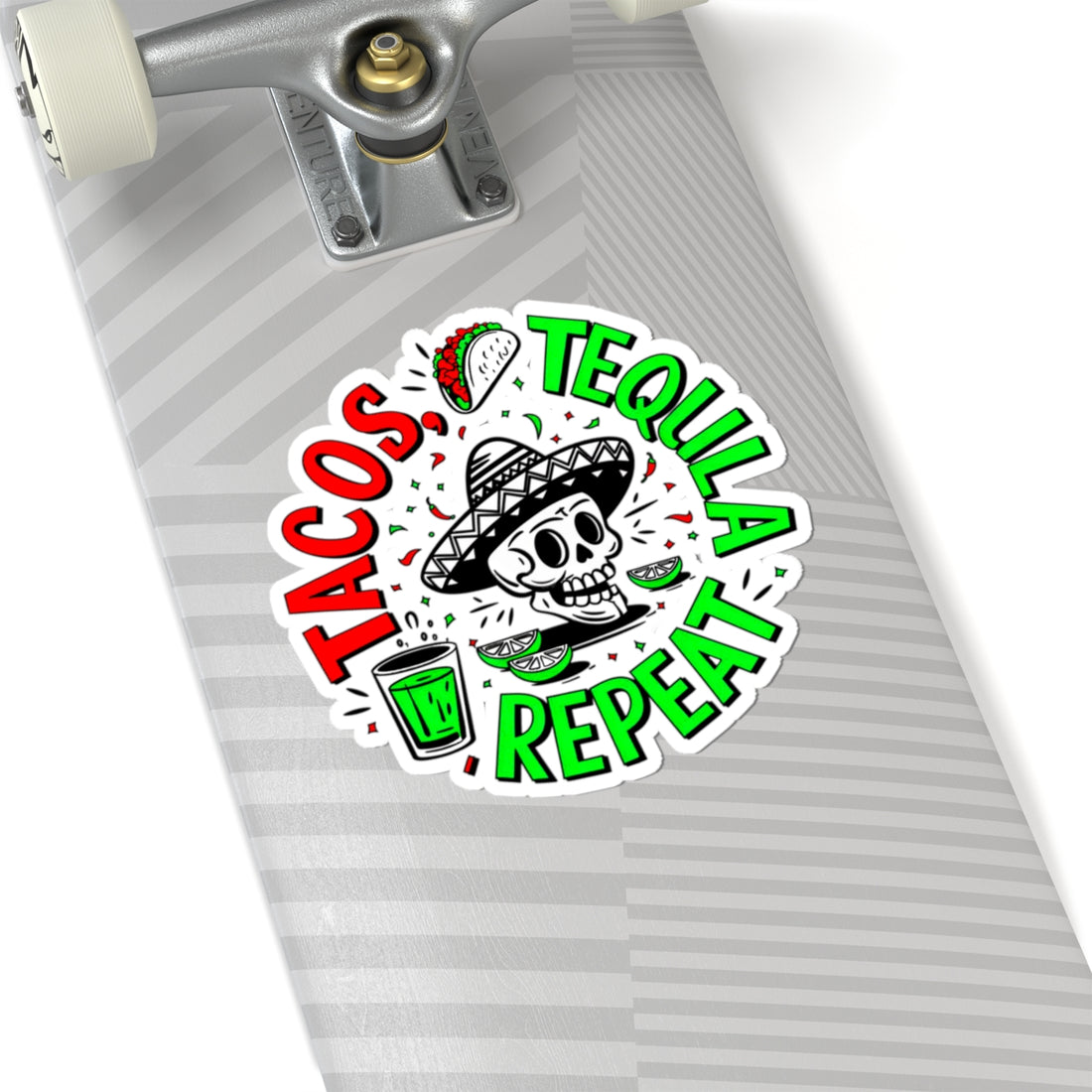 Tacos, Tequila, Repeat Sticker