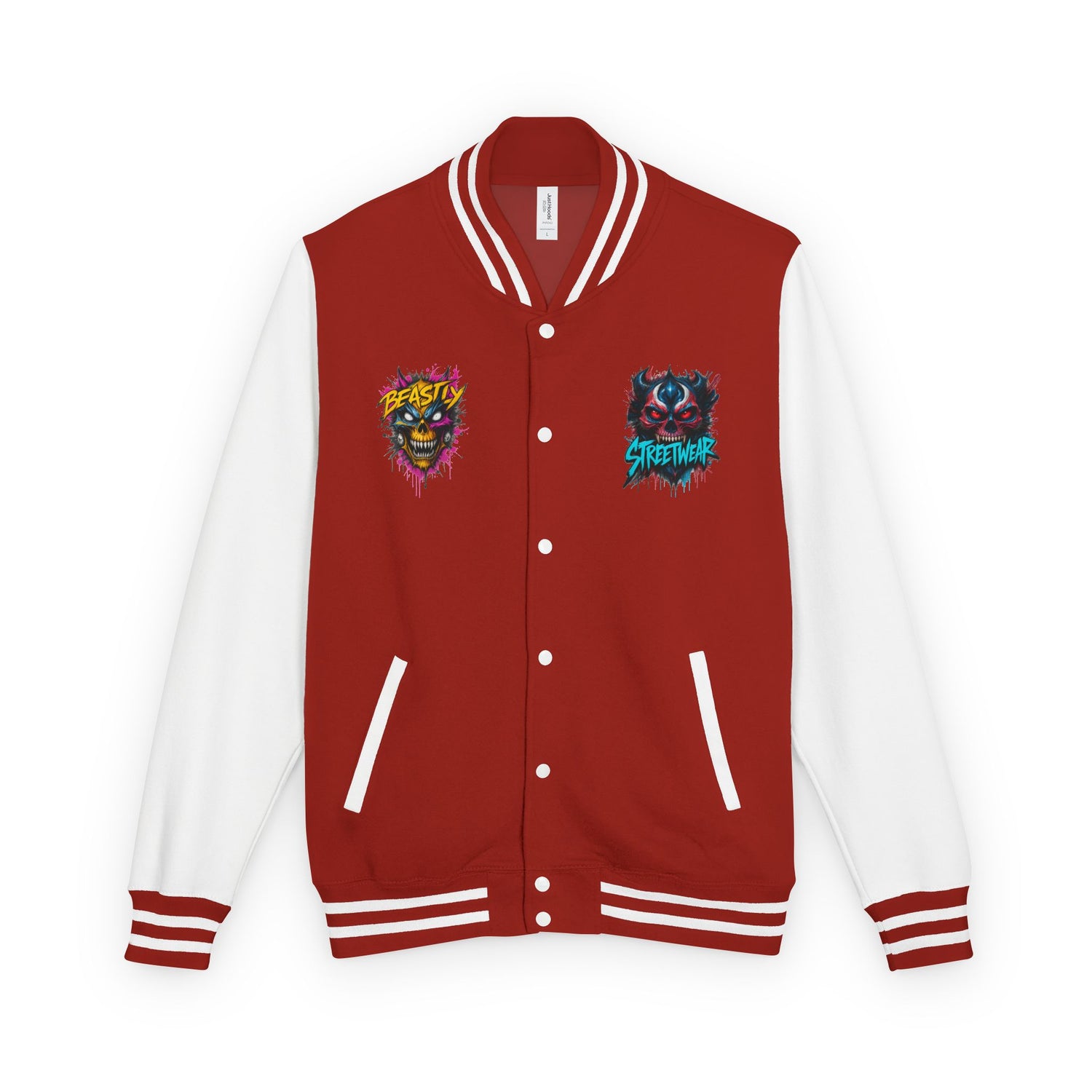 Beastly Streetwear Halloween Heavyweight Letterman Jacket