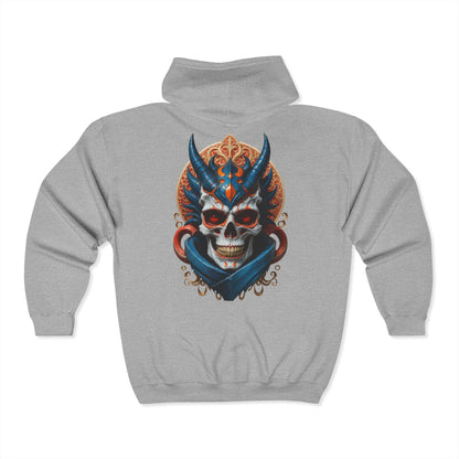 Dragon Bone King Zip Up Hoodie