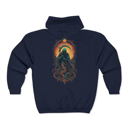 Ornate Mortality Zip Up Hoodie