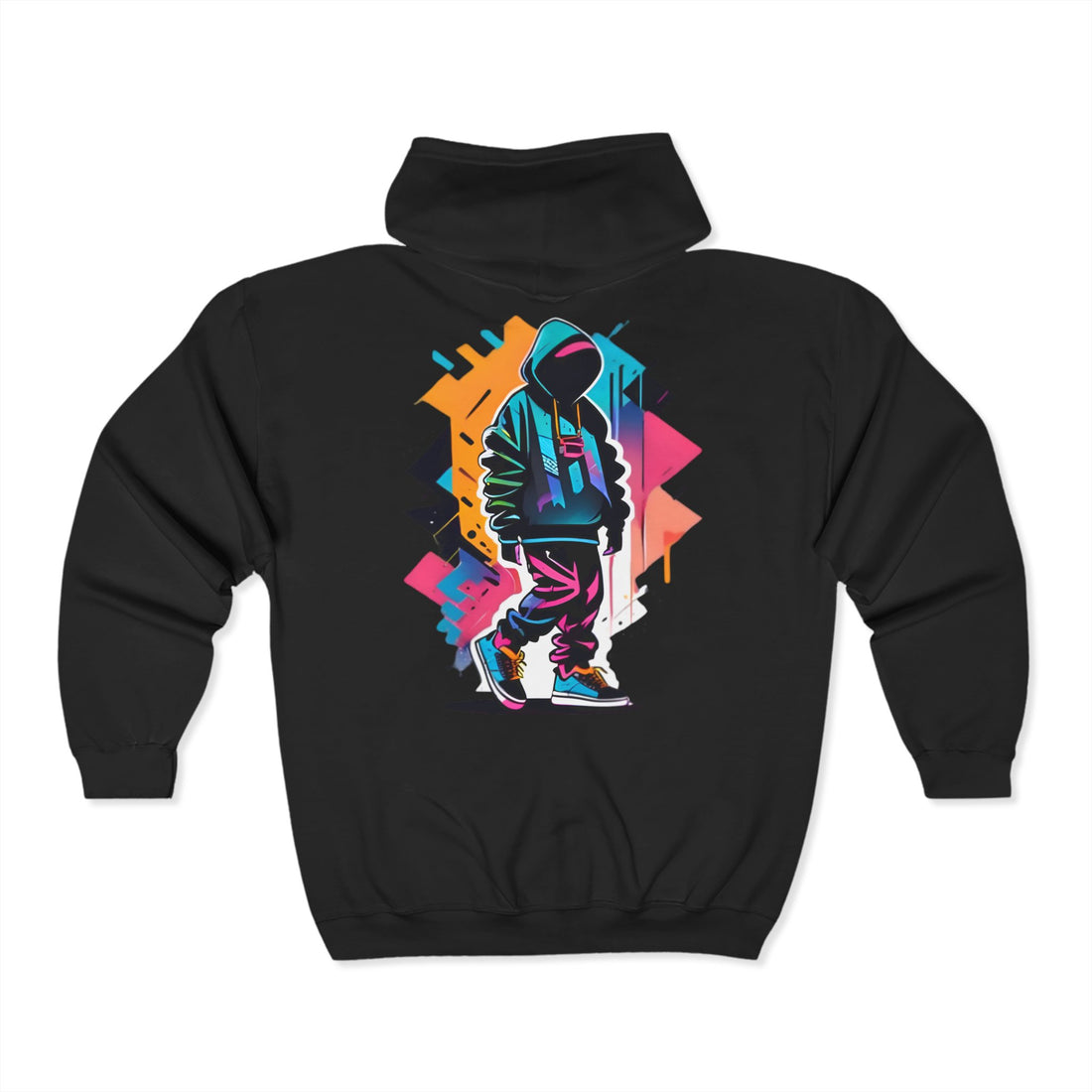Hologram Hustle Zip Up Hoodie
