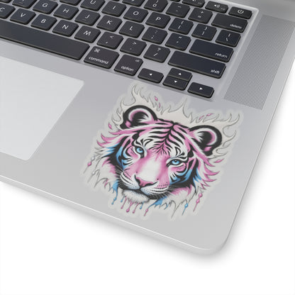 Blush Frost Tigre Blanco Sticker