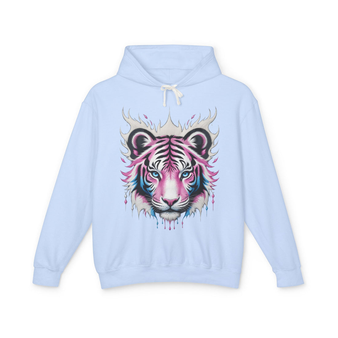 Blush Frost Tigre Blanco Hoodie