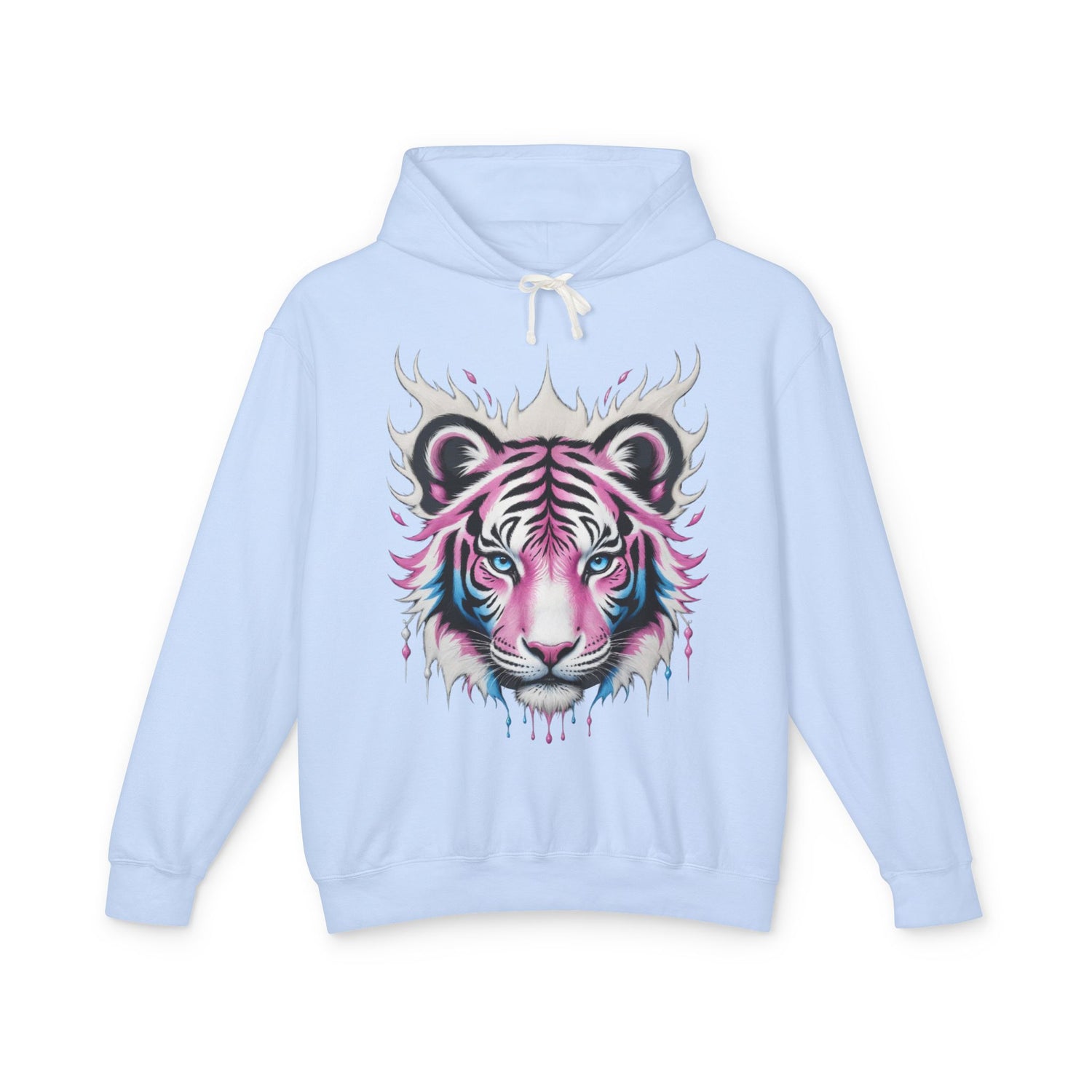Blush Frost Tigre Blanco Hoodie