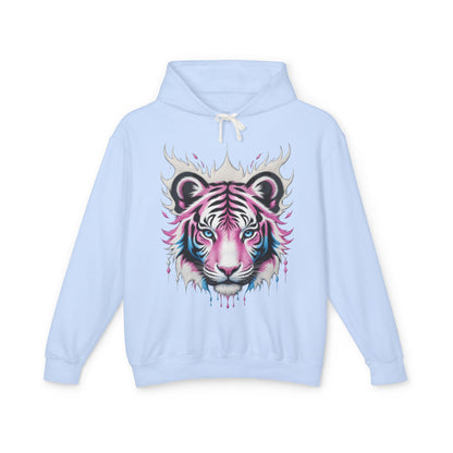 Blush Frost Tigre Blanco Hoodie