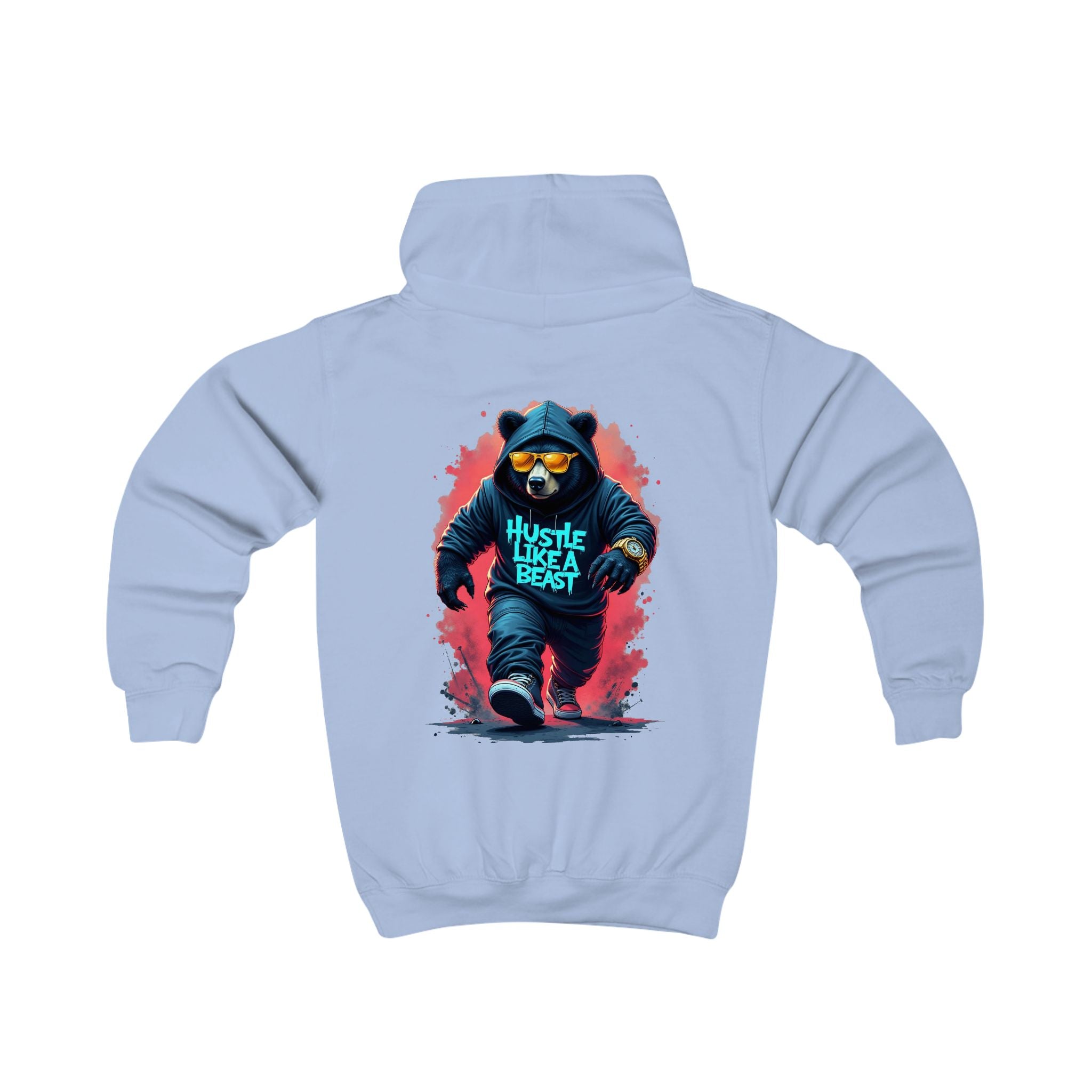 Hustle Like A Beast Youth Hoodie