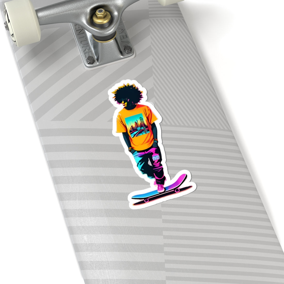 City Surfer Sticker
