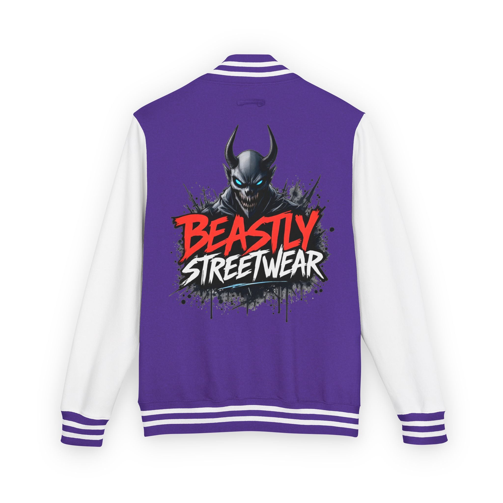 Beastly Streetwear Halloween Heavyweight Letterman Jacket
