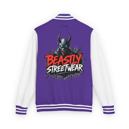 Beastly Streetwear Halloween Heavyweight Letterman Jacket