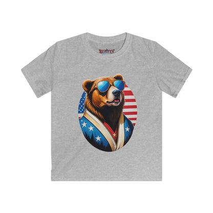Bear Spangled Banner Youth Tee