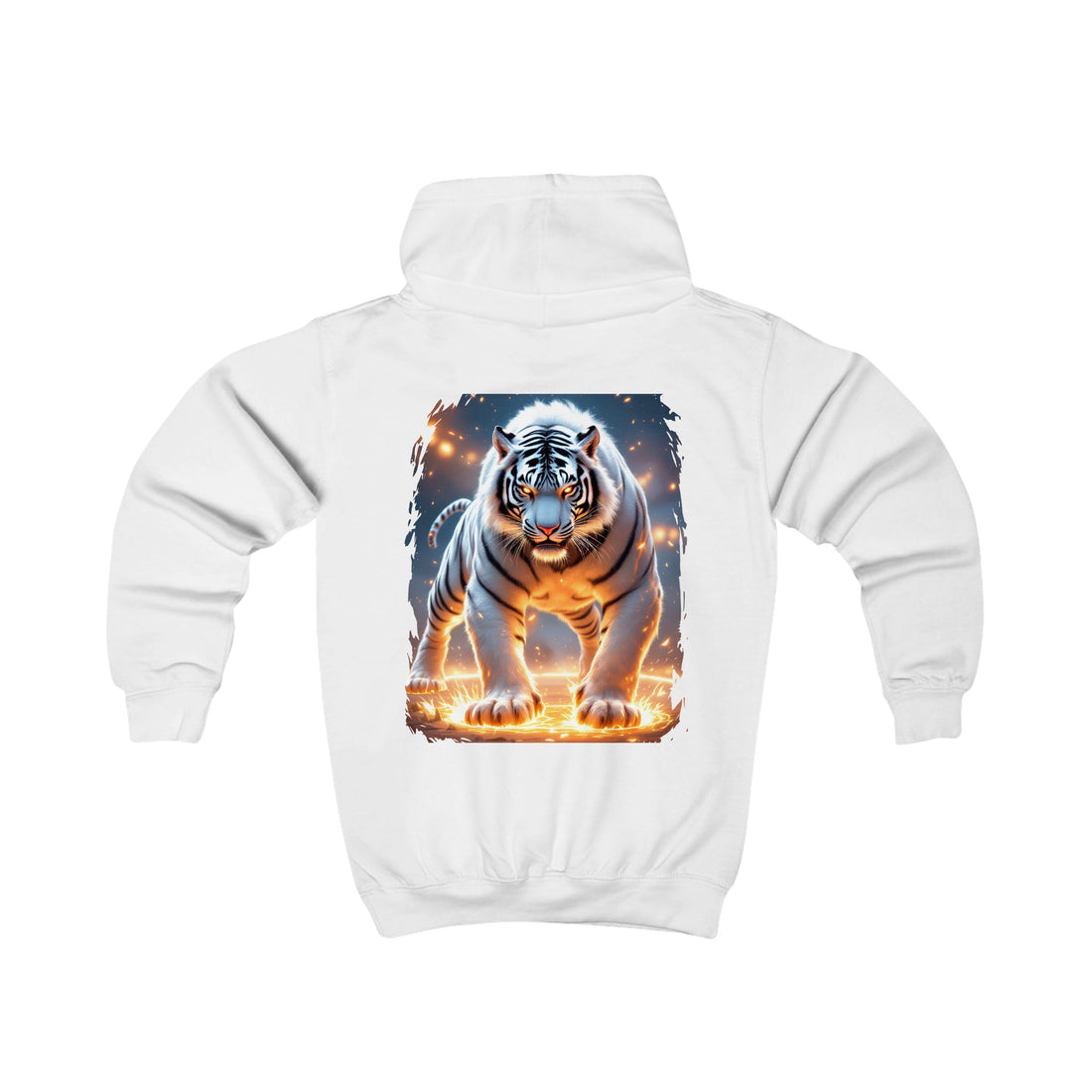 White Wildfire Youth Hoodie