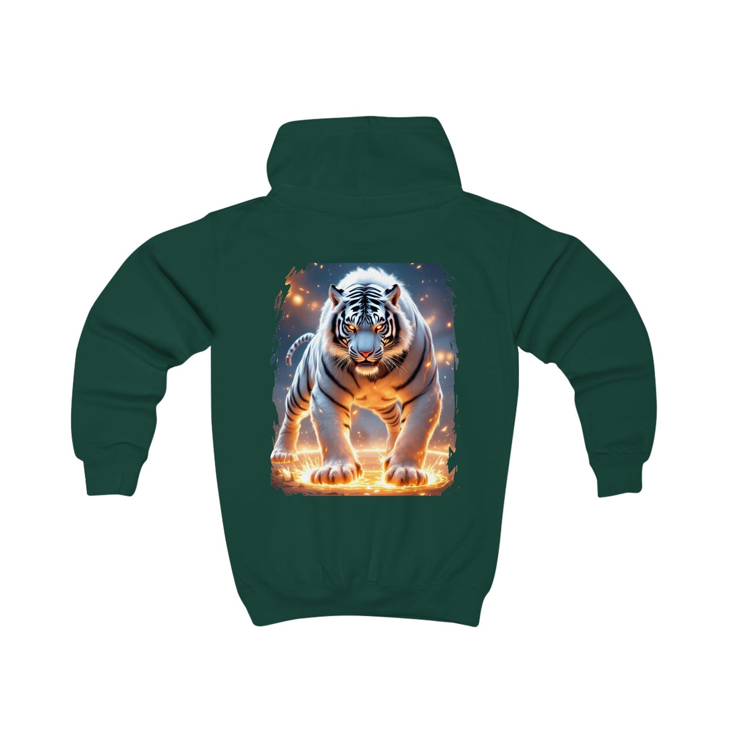 White Wildfire Youth Hoodie