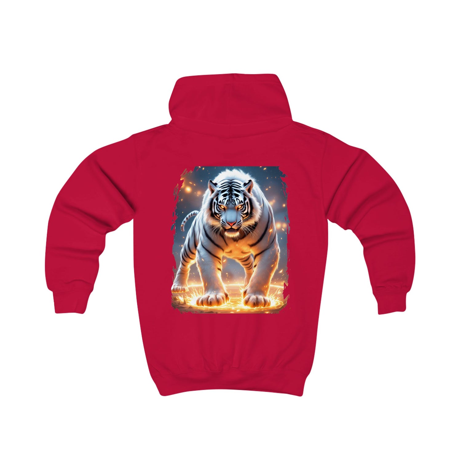 White Wildfire Youth Hoodie