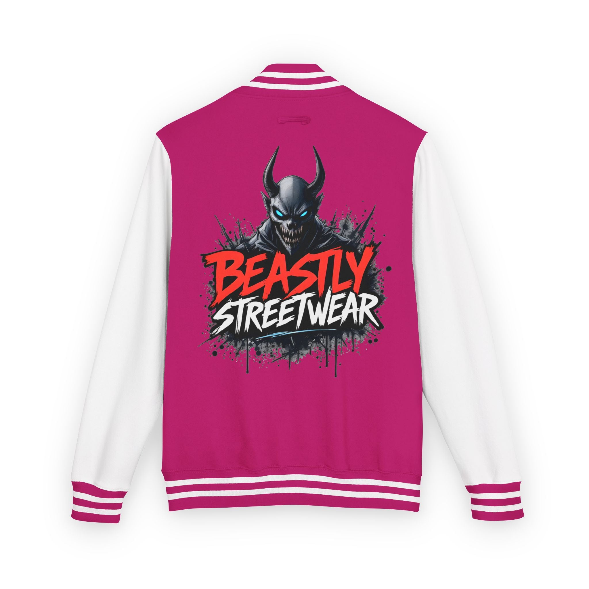 Beastly Streetwear Halloween Heavyweight Letterman Jacket
