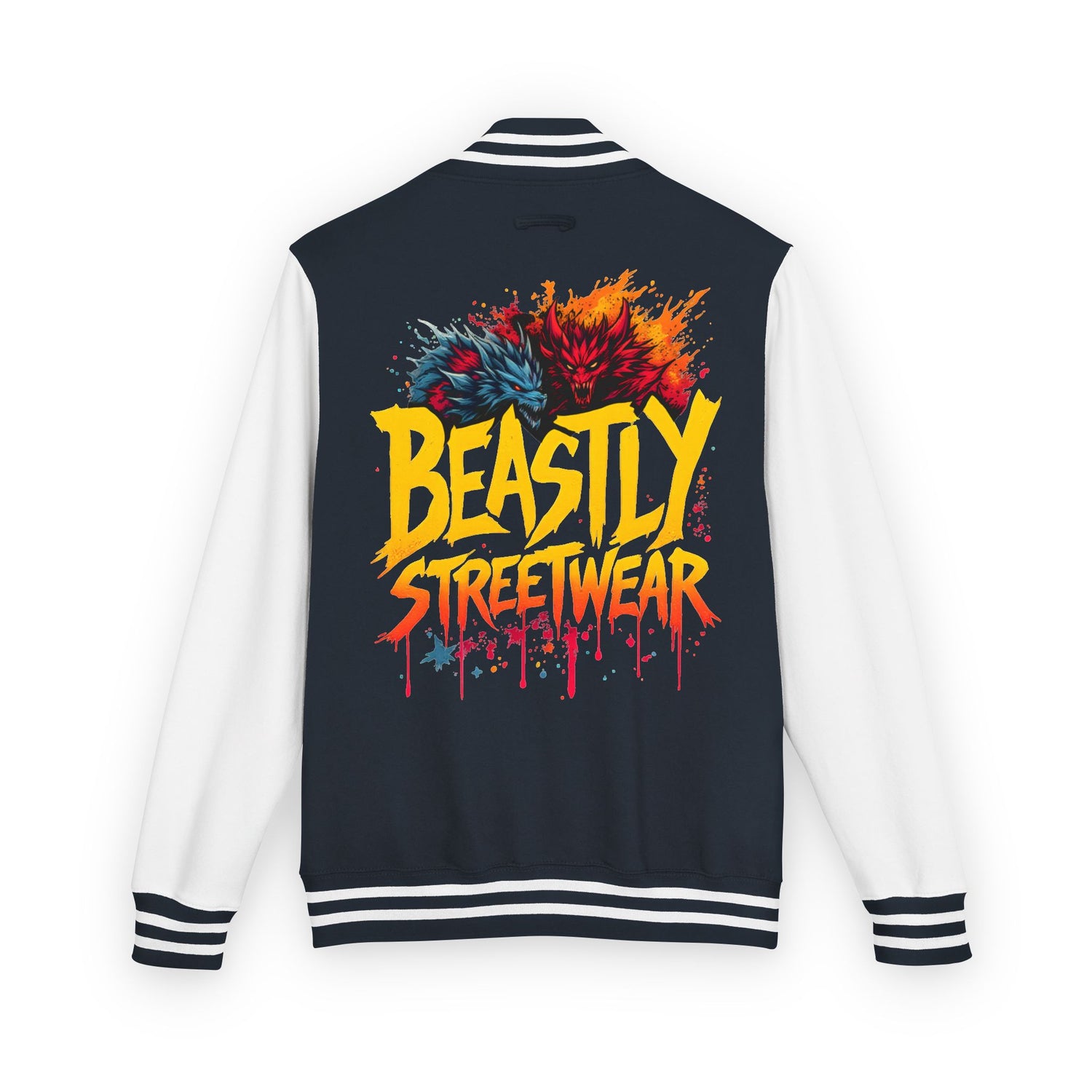Beasts Of Fire And Ice Heavyweight Letterman Jacket