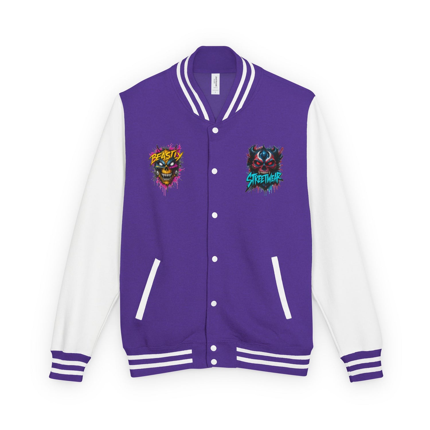 Beastly Streetwear Halloween Heavyweight Letterman Jacket
