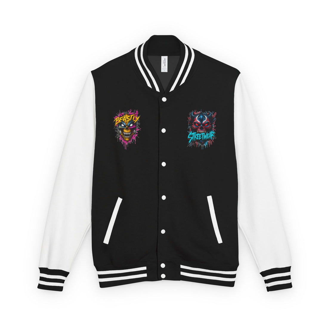 Beastly Streetwear Halloween Heavyweight Letterman Jacket