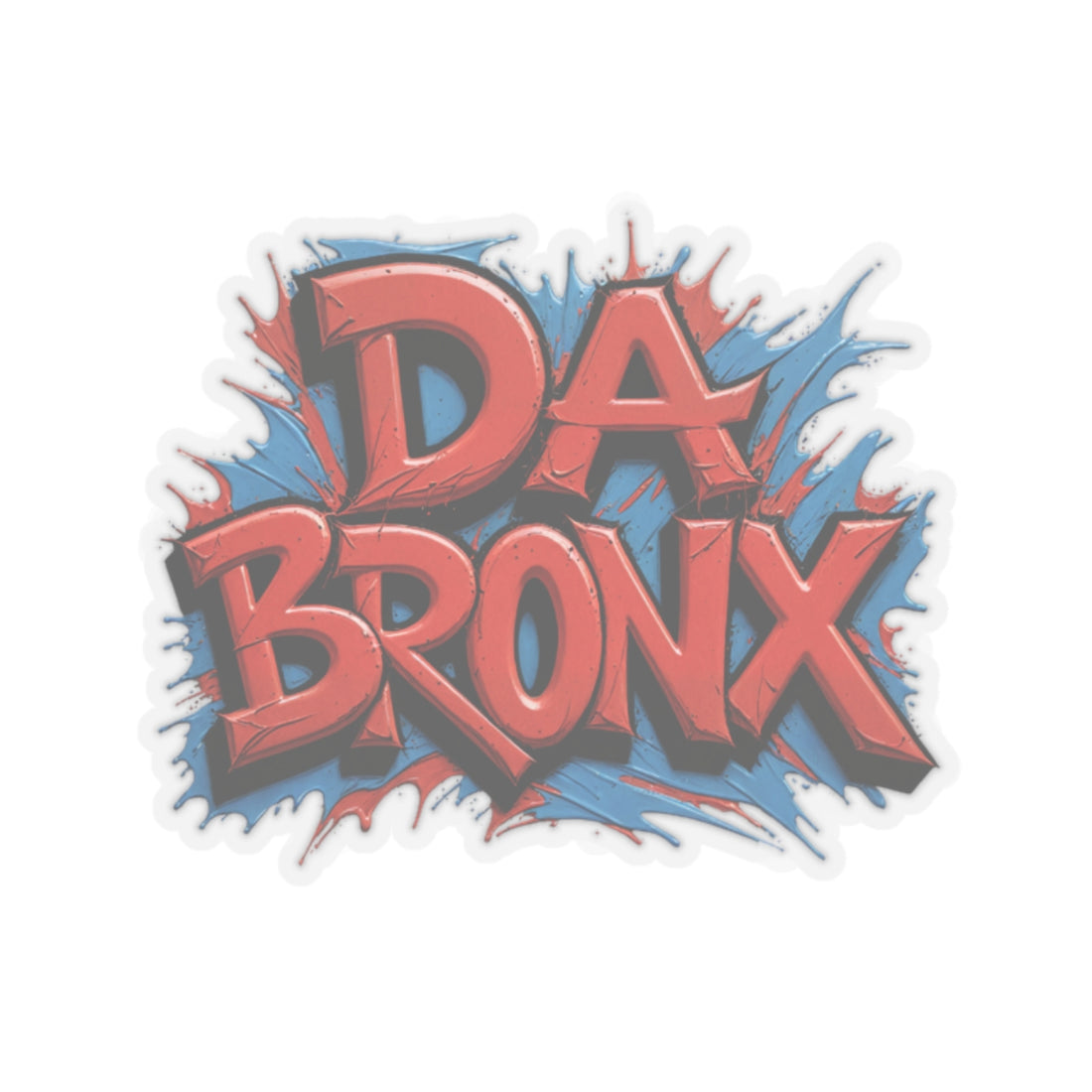 Da Bronx (Red &amp; Blue) Sticker
