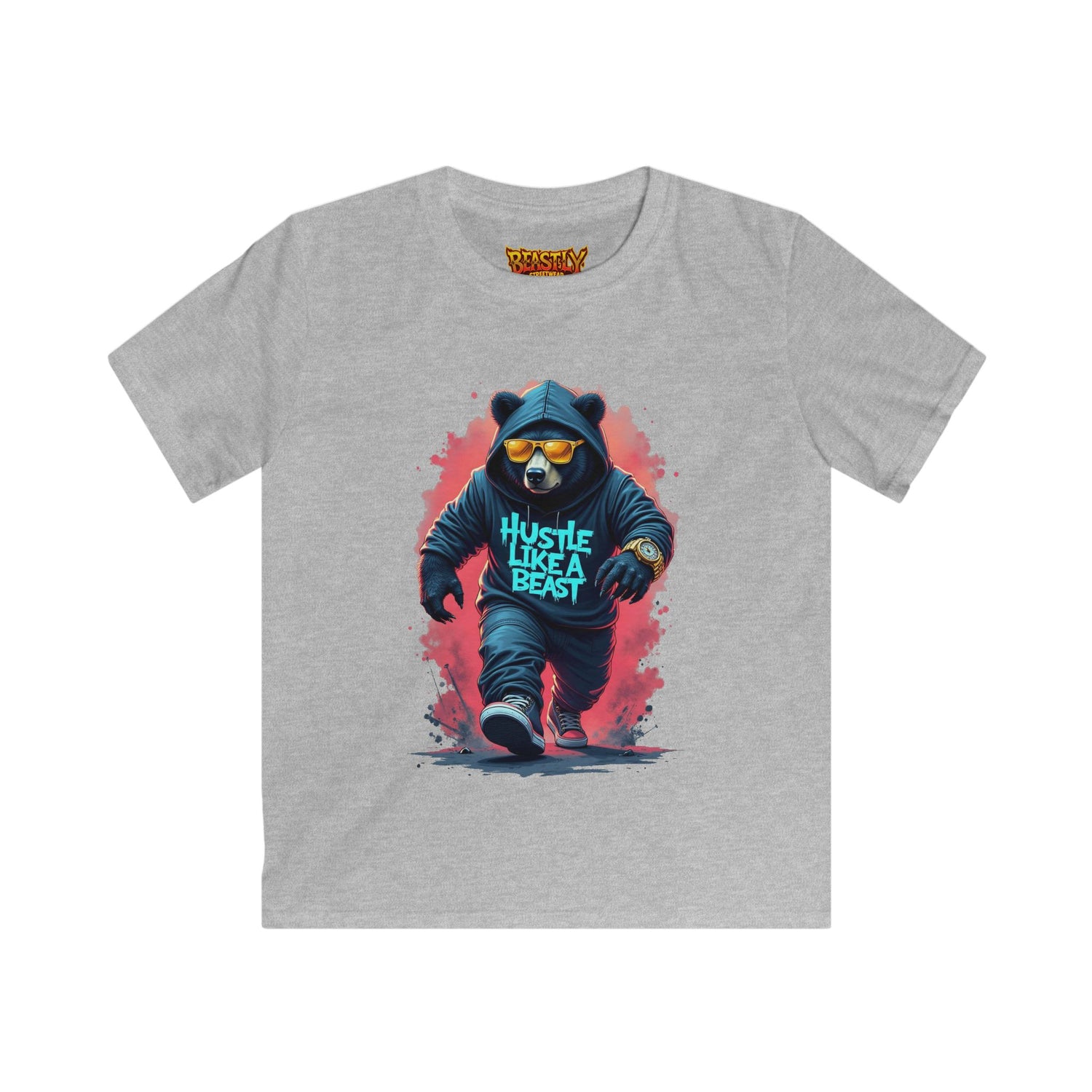 Hustle Like A Beast Youth Tee