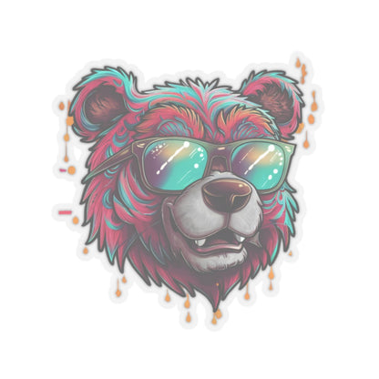 Trippy Bear Sticker