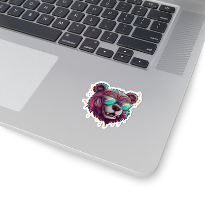 Trippy Bear Sticker