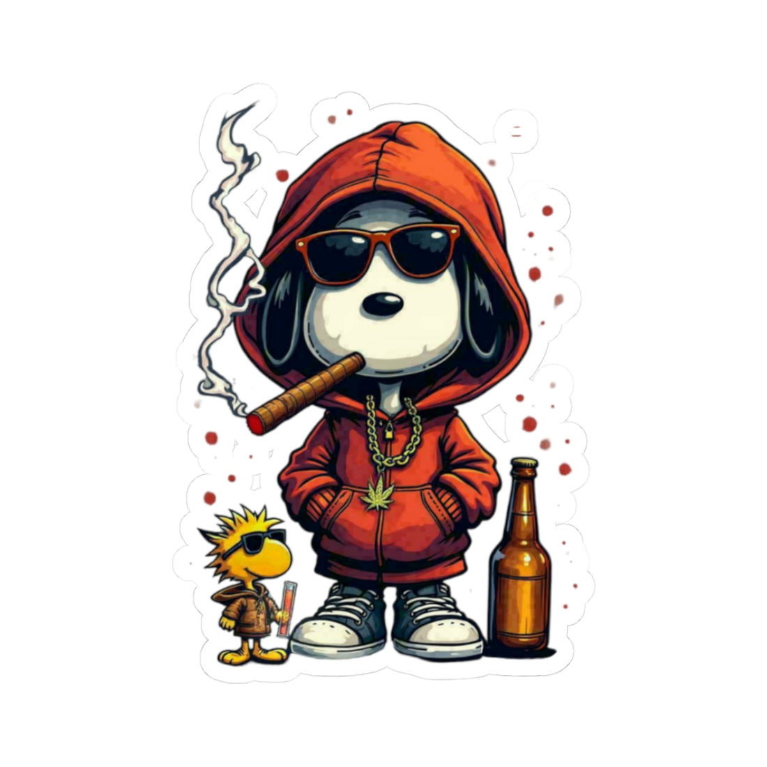 Stay Lit, Blockhead Sticker