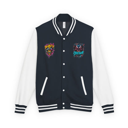 Beastly Streetwear Halloween Heavyweight Letterman Jacket