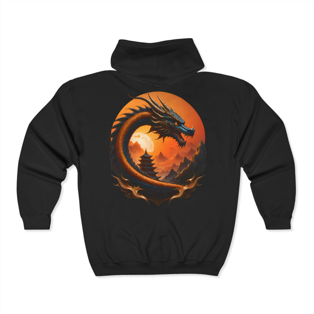 Enter The Dragon Zip Up Hoodie