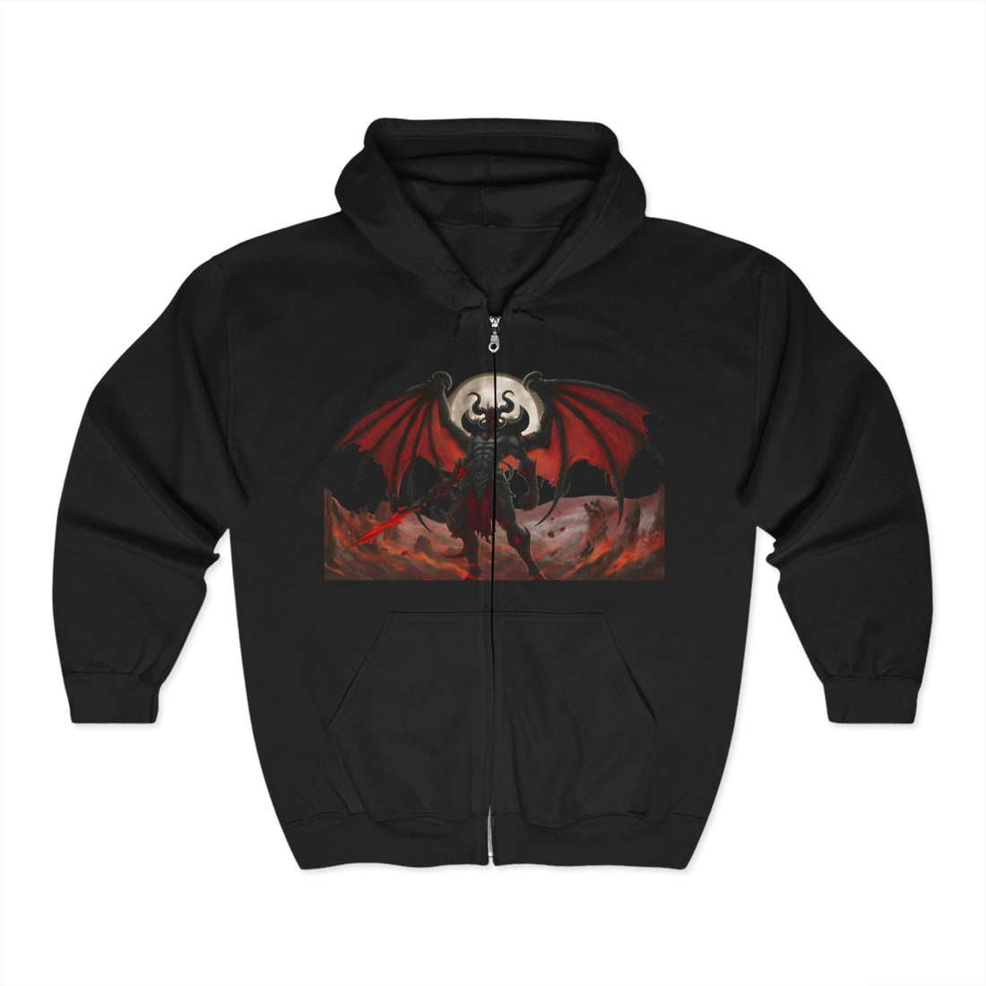 Nightmare King Zip Up Hoodie