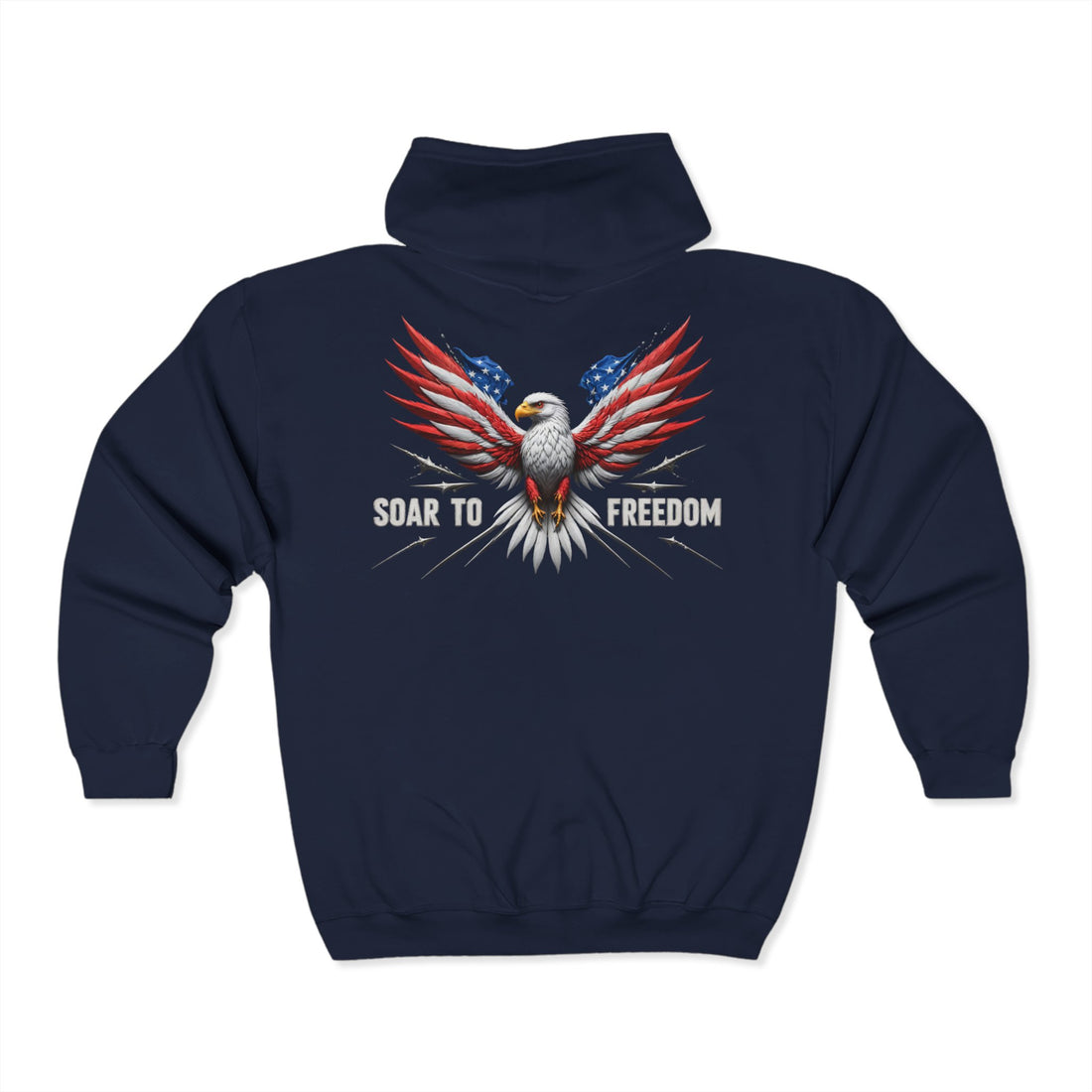 Soar To Freedom Zip Up Hoodie