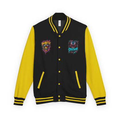 Beastly Streetwear Halloween Heavyweight Letterman Jacket