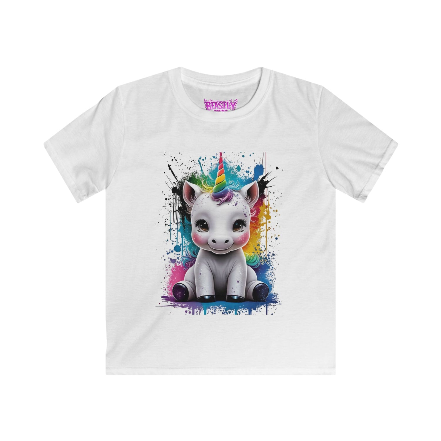 Rainbow Unicorn Bliss Youth Tee