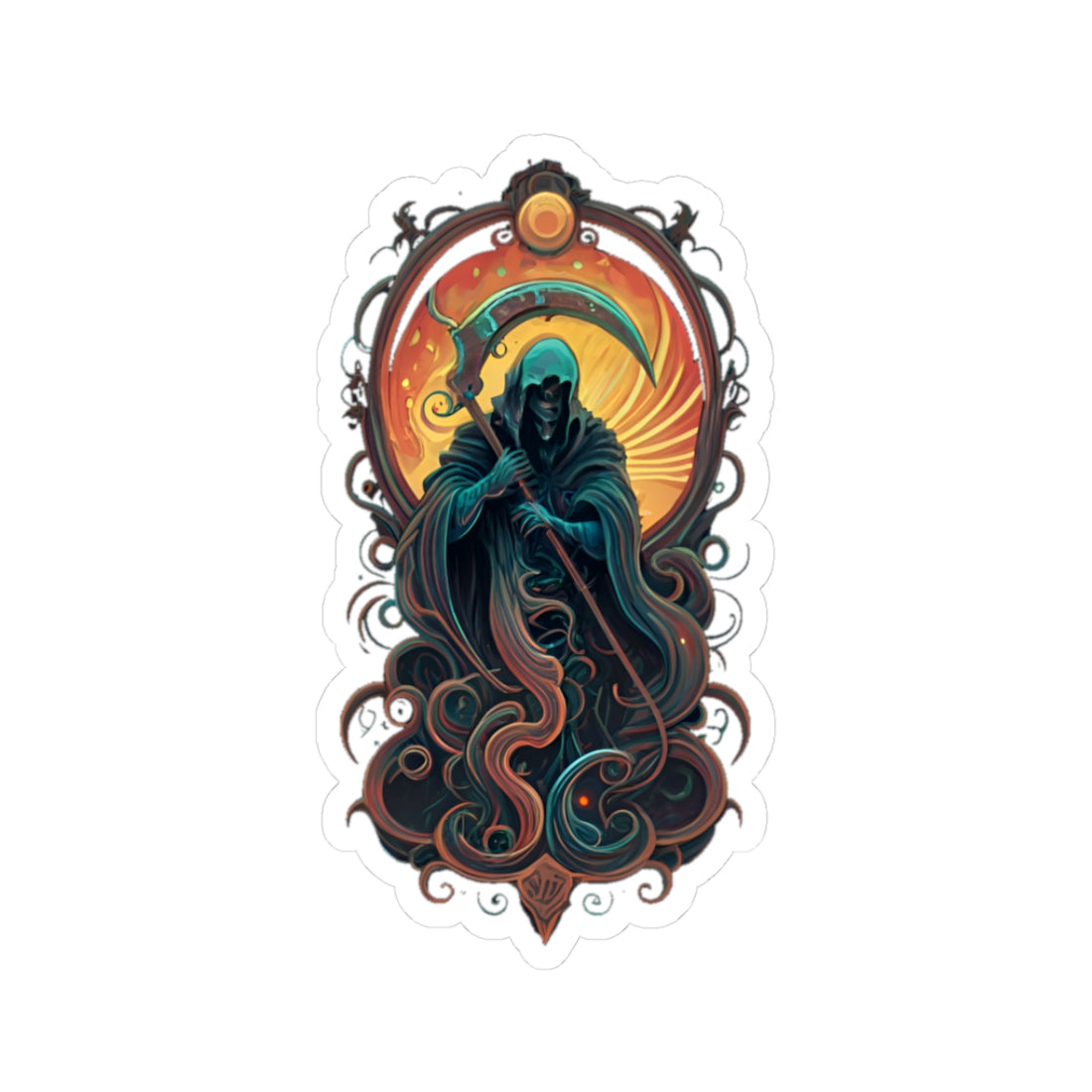 Ornate Mortality Sticker