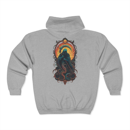 Ornate Mortality Zip Up Hoodie
