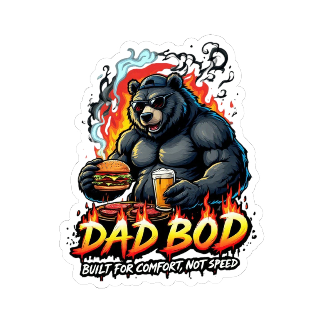 Dad Bod Sticker