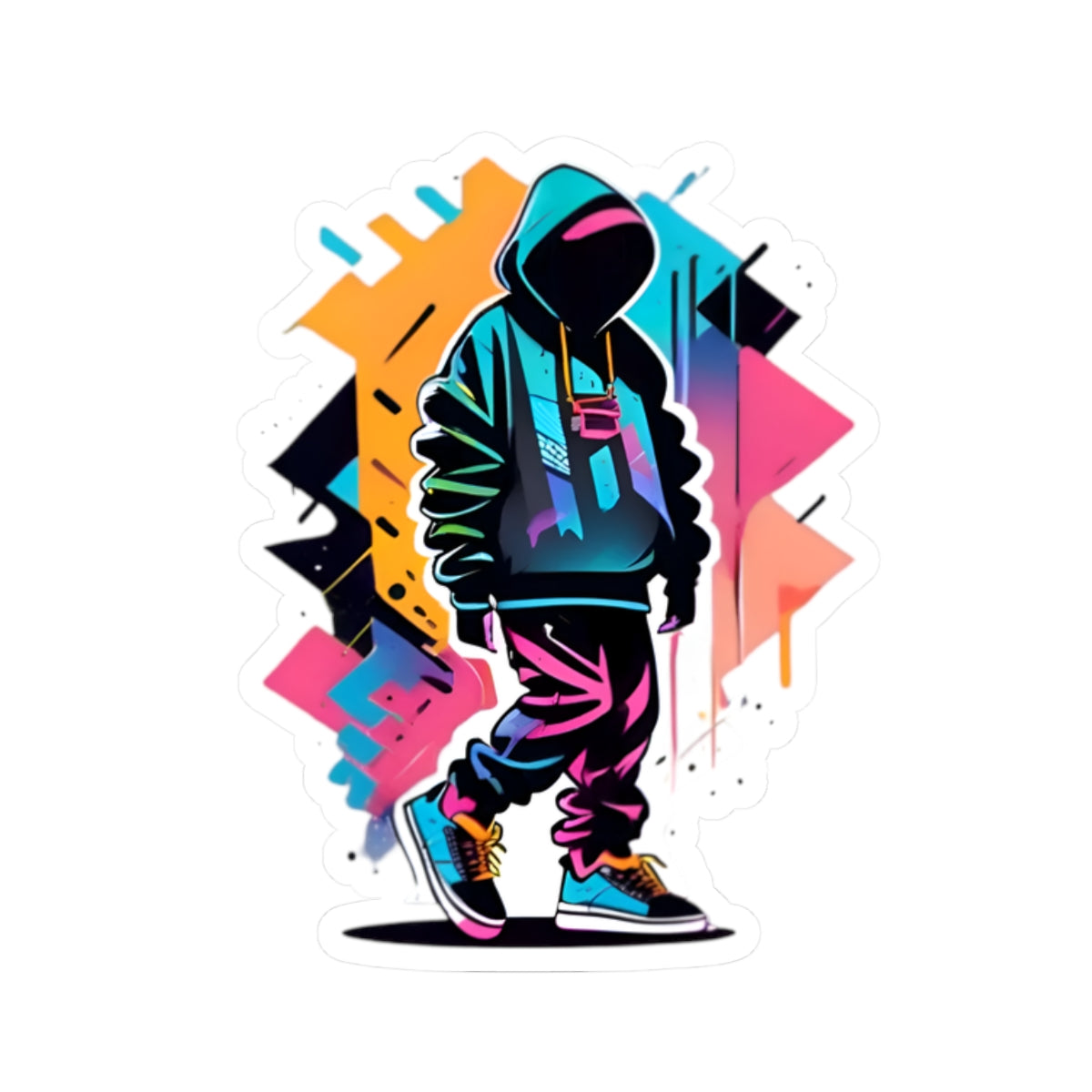 Hologram Hustle Sticker