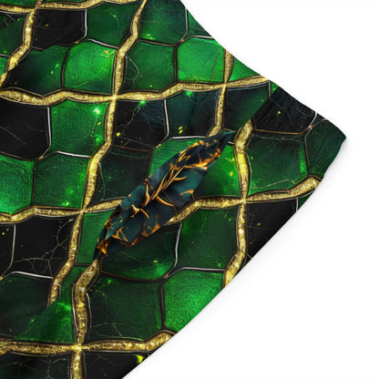 Emerald Serpent Scale Shorts