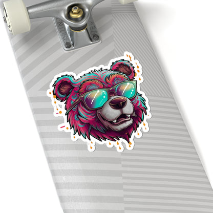 Trippy Bear Sticker