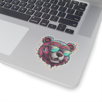 Trippy Bear Sticker