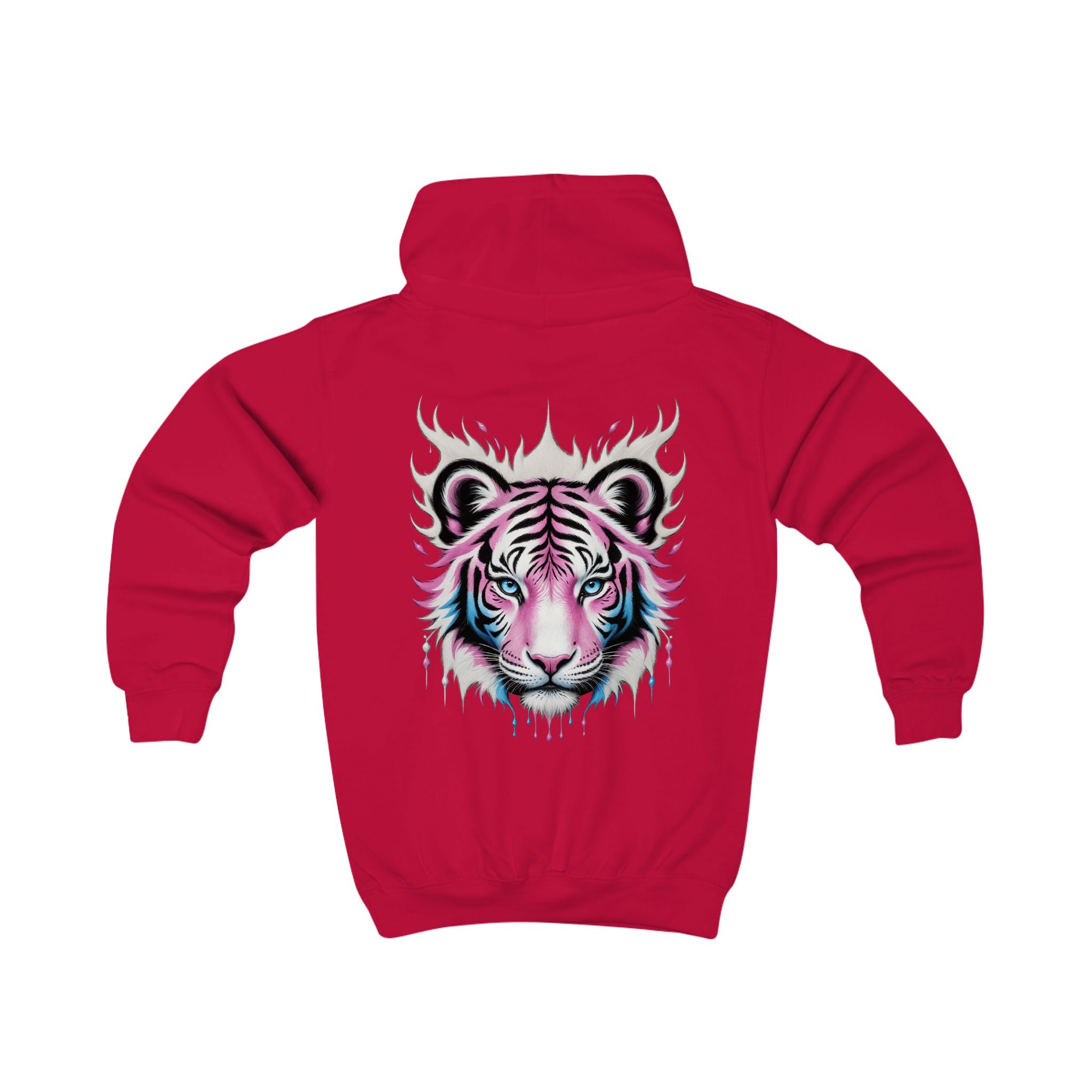 Blush Frost Tigre Blanco Youth Hoodie