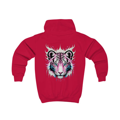 Blush Frost Tigre Blanco Youth Hoodie