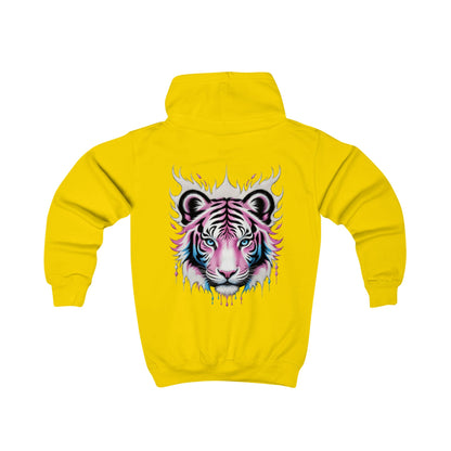 Blush Frost Tigre Blanco Youth Hoodie