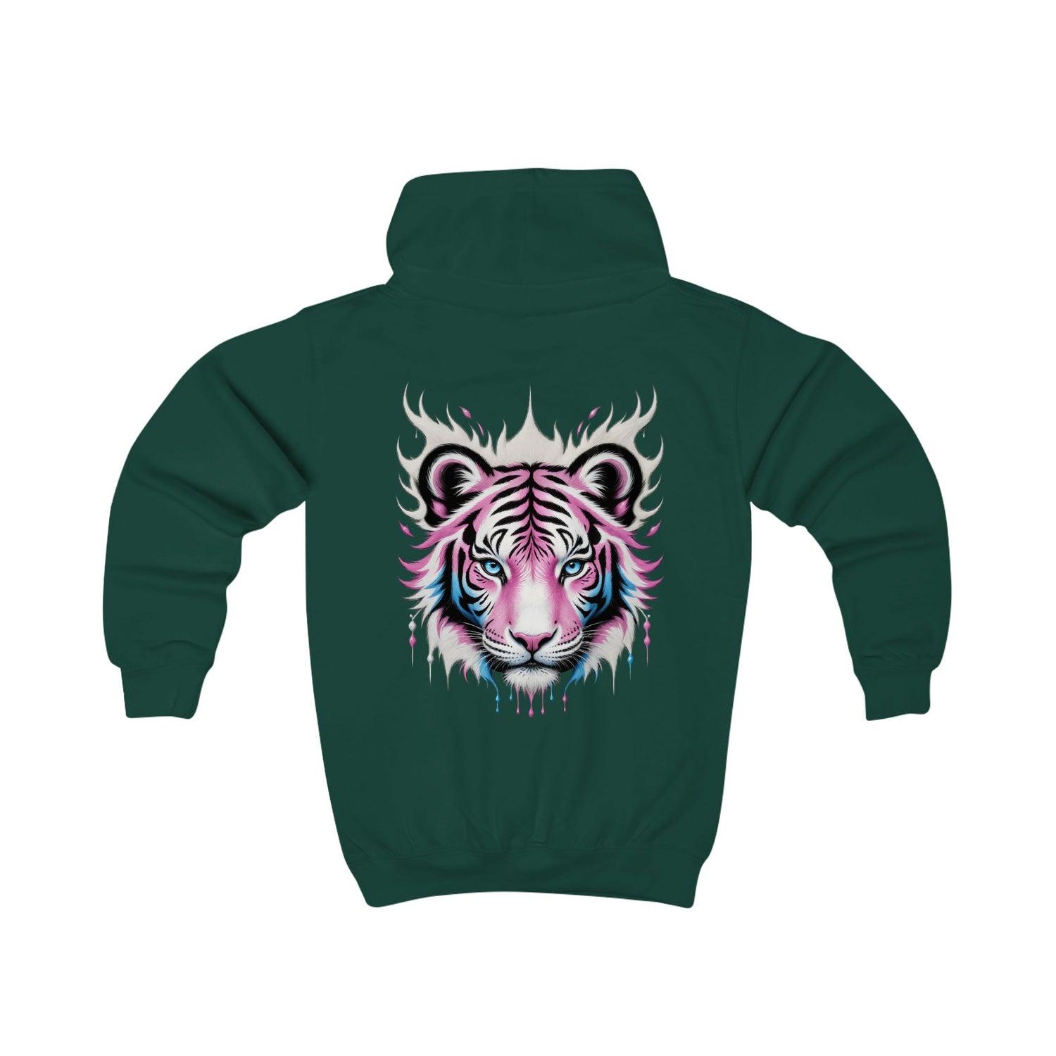Blush Frost Tigre Blanco Youth Hoodie