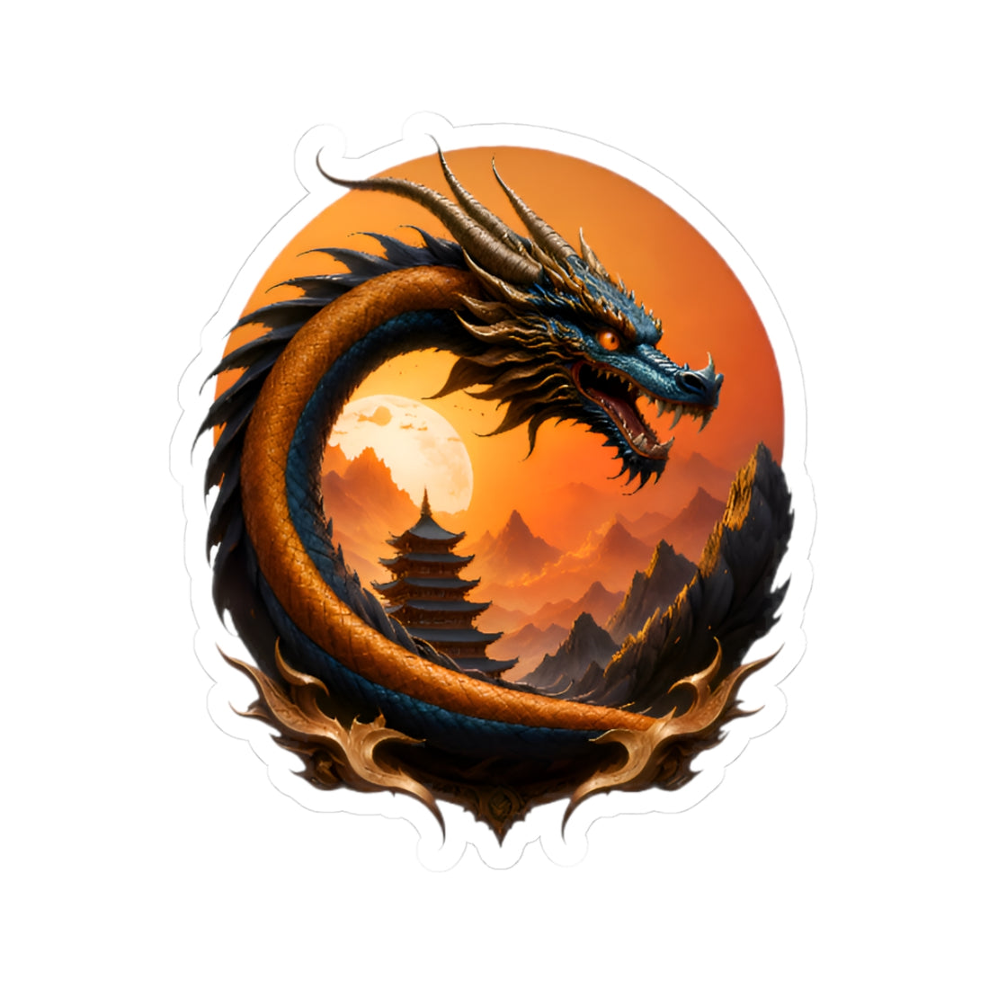 Enter The Dragon Sticker