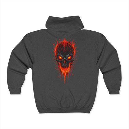 Infernal Grin Zip Up Hoodie